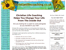 Tablet Screenshot of christianlifecoaching.co.uk