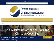 Tablet Screenshot of christianlifecoaching.com